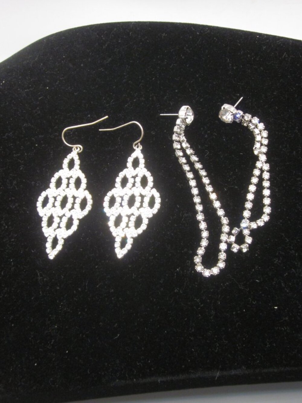 Clear Rhinestone Earring Bundle - Picture 5 of 5